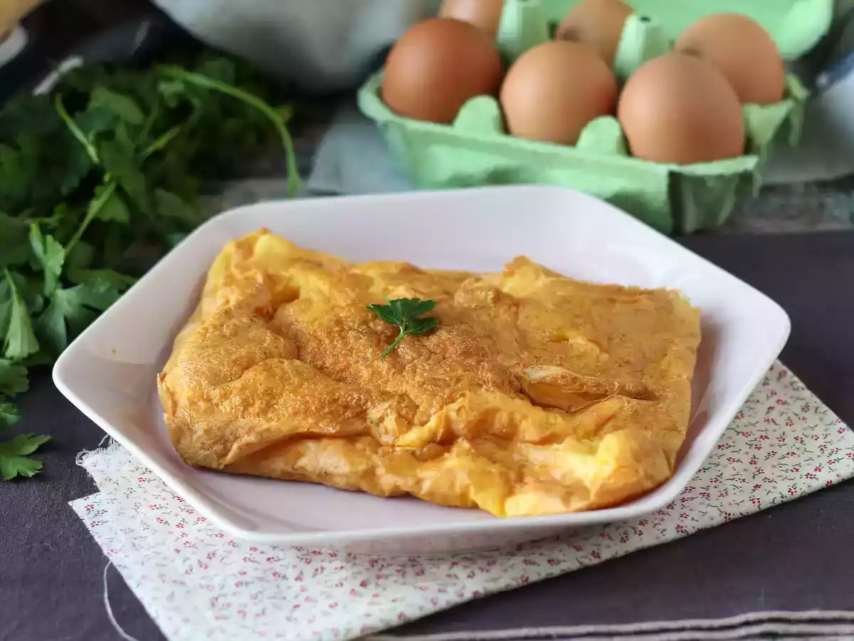 Omelet in airfryer, een licht recept zonder iets vies te maken in de keuken! - foto 4