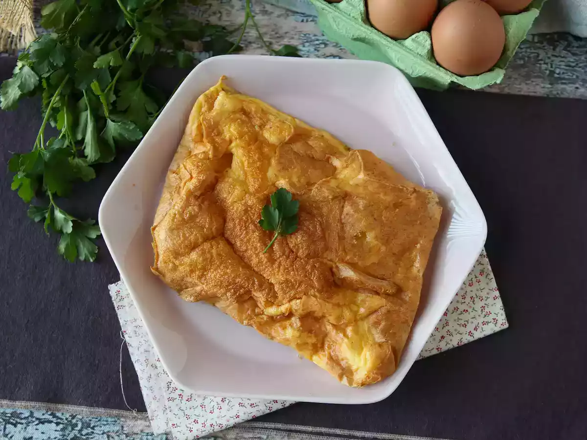 Omelet in airfryer, een licht recept zonder iets vies te maken in de keuken! - foto 5