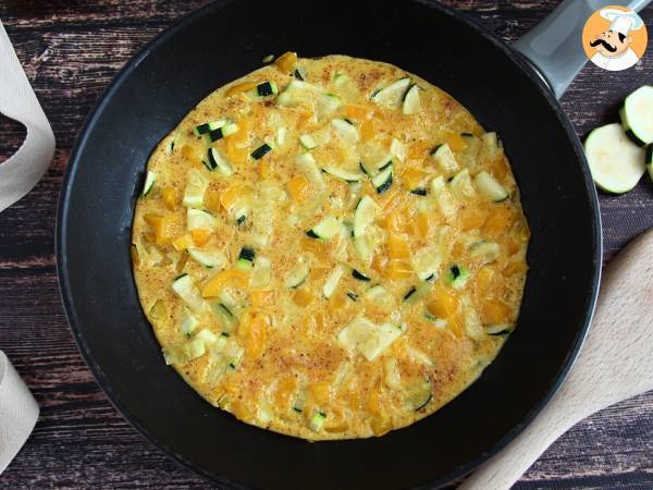 Omelet met paprika en courgette - foto 2