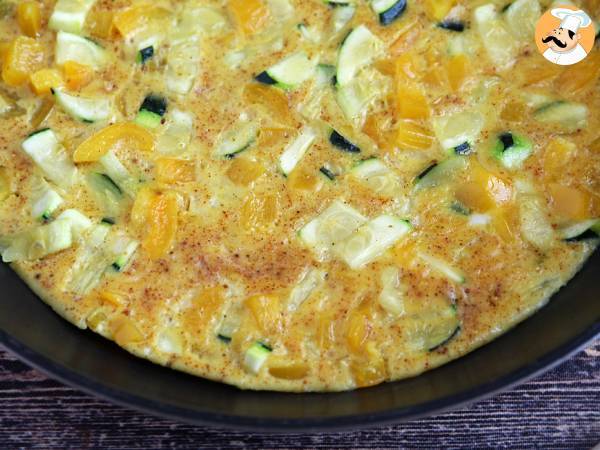 Omelet met paprika en courgette - foto 3