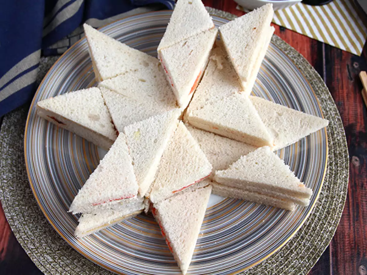 Origami-ster van verrassingsbrood - foto 2