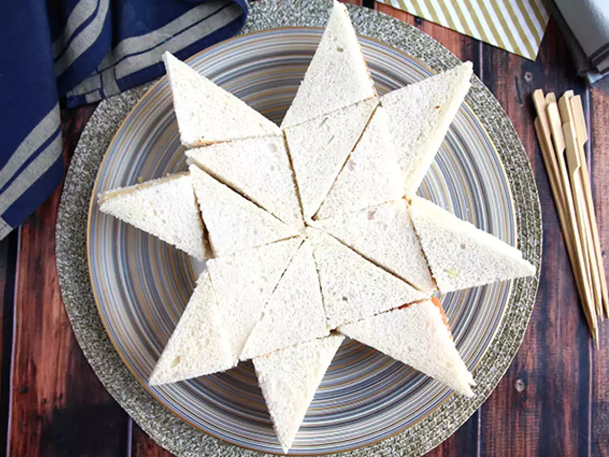 Origami-ster van verrassingsbrood - foto 6