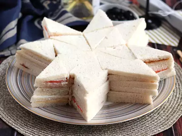 Recept Origami-ster van verrassingsbrood