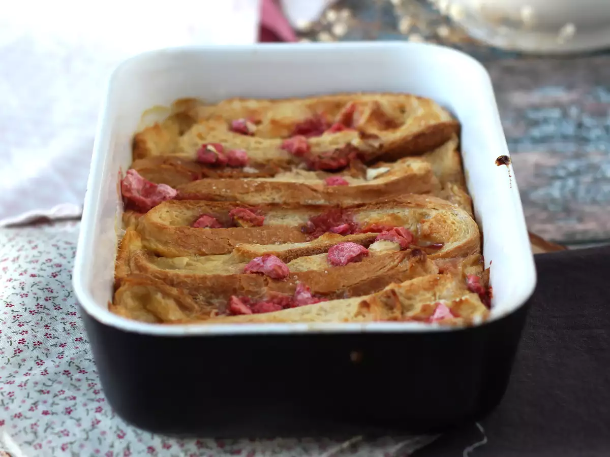 Ovengebakken wentelteefjes met roze pralines: een heerlijk recept - foto 5