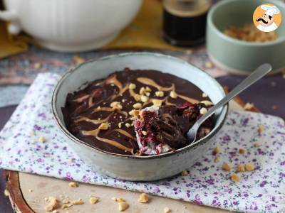 Overnight oats, rood fruit en chocolade, een gezond en stevig ontbijt! - foto 7