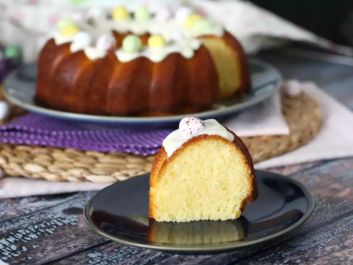 Paasbundtcake met citroen en witte chocolade - foto 3