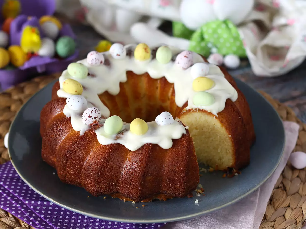 Paasbundtcake met citroen en witte chocolade - foto 8