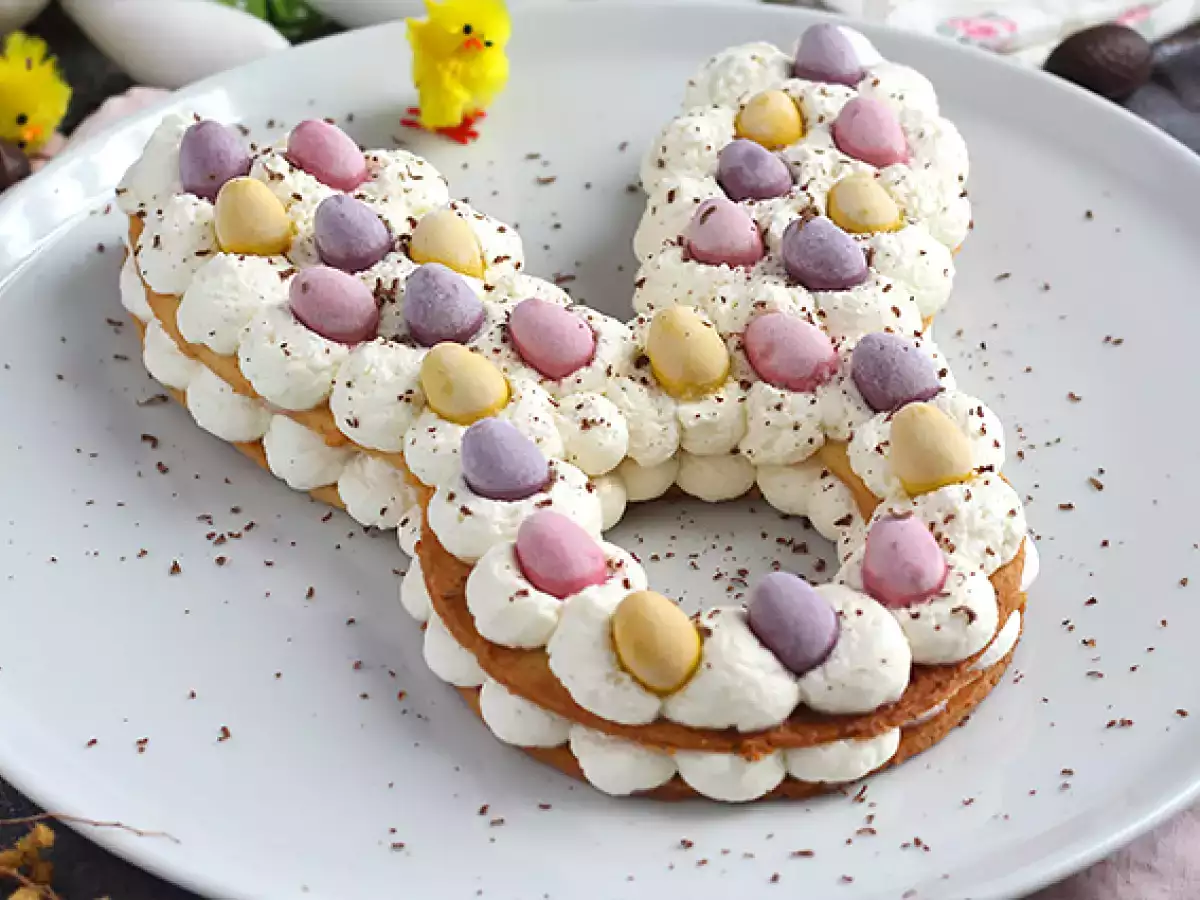 Paashaas taart met eieren - foto 3