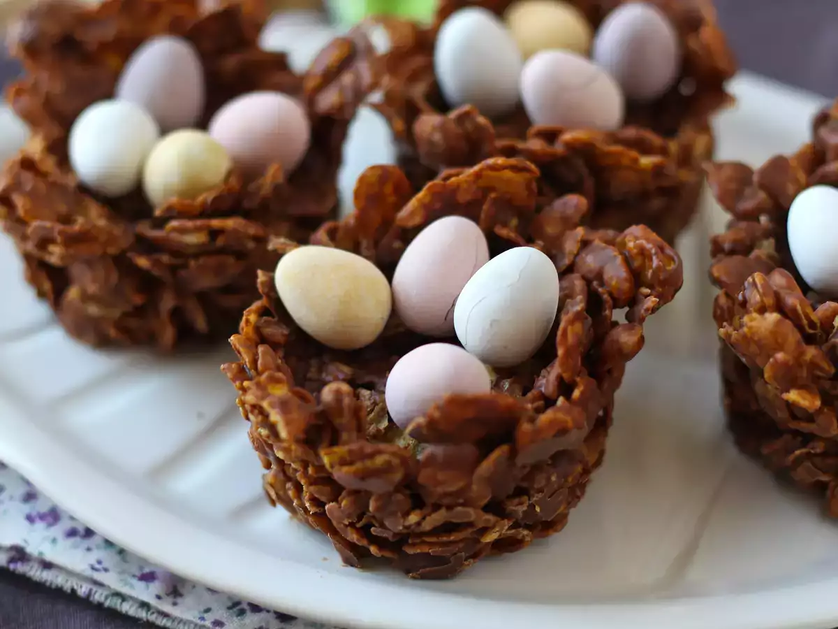 Paasnesten van chocoladecornflakes - foto 3