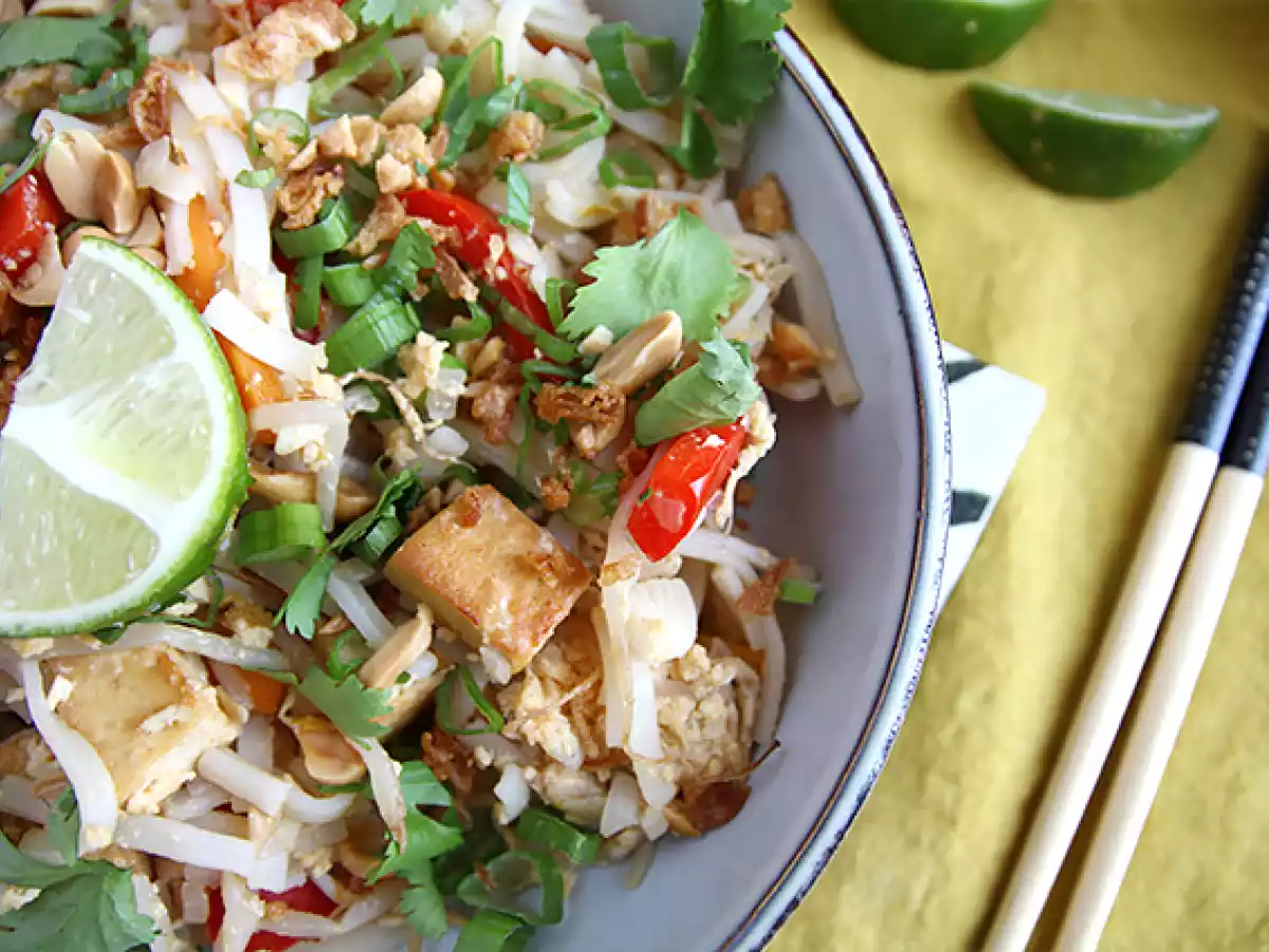 Pad thai met tofu - foto 2