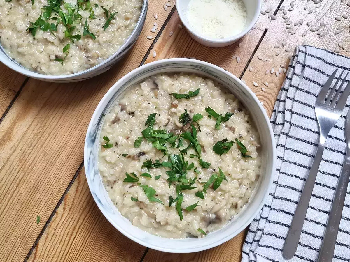 Paddenstoelenrisotto uit de Thermomix - foto 3