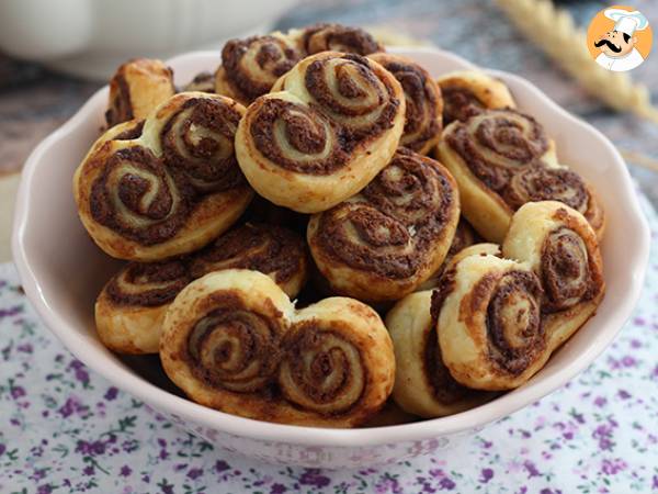 Palmiers met hazelnootpasta