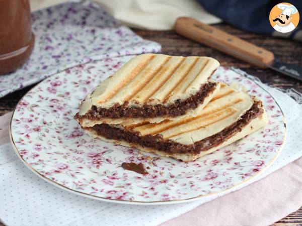 Panini met chocoladepasta