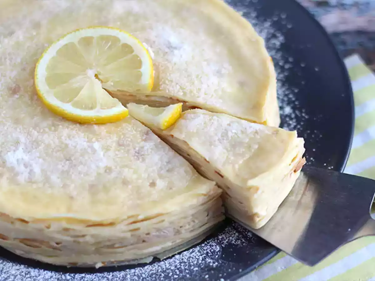 Pannenkoekentaart met Citroen