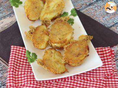 Parmezaanse aardappelen, zacht van binnen en knapperig van buiten! - foto 4