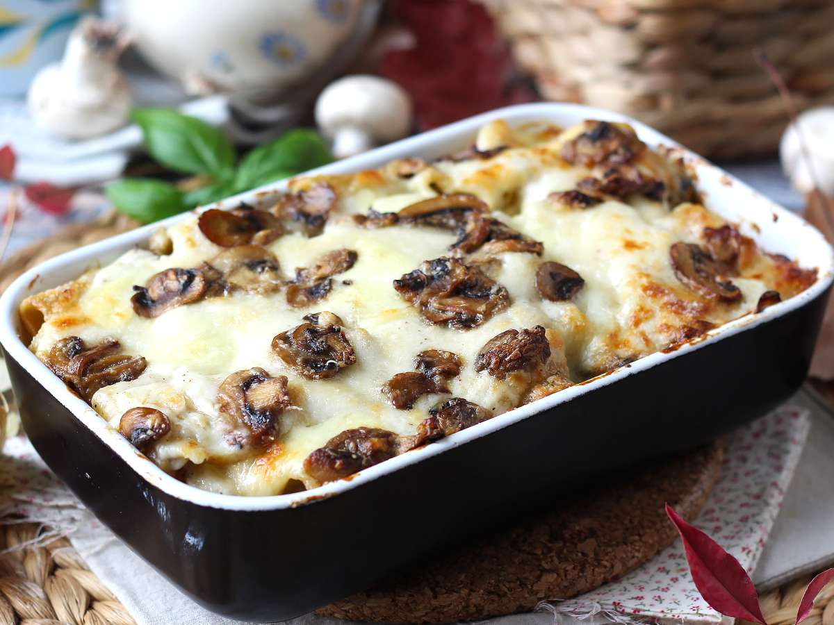 Pasta al forno ai funghi: het perfecte romige en draderige recept voor de herfst
