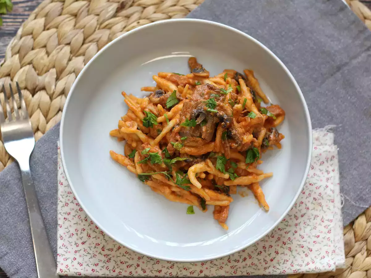 Pasta alla boscaiola, het ideale hoofdgerecht voor de herfst en winter - foto 4