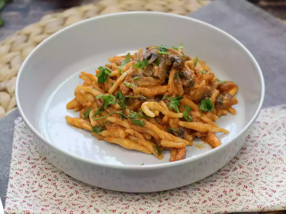 Pasta alla boscaiola, het ideale voorgerecht voor de herfst en winter - foto 3