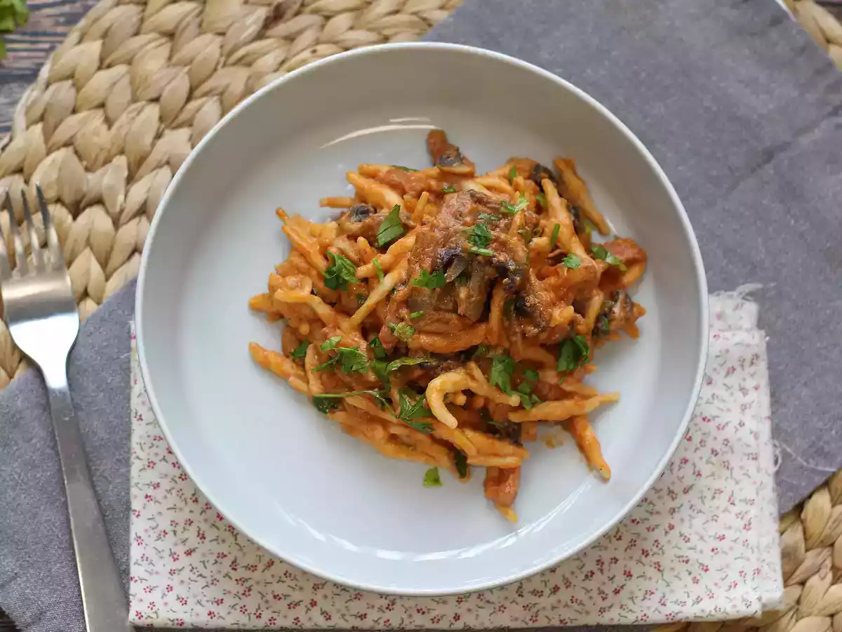 Pasta alla boscaiola, het ideale voorgerecht voor de herfst en winter - foto 4