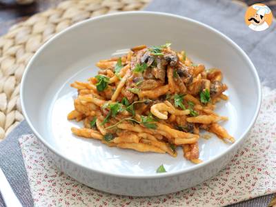 Pasta alla boscaiola, het ideale voorgerecht voor de herfst en winter