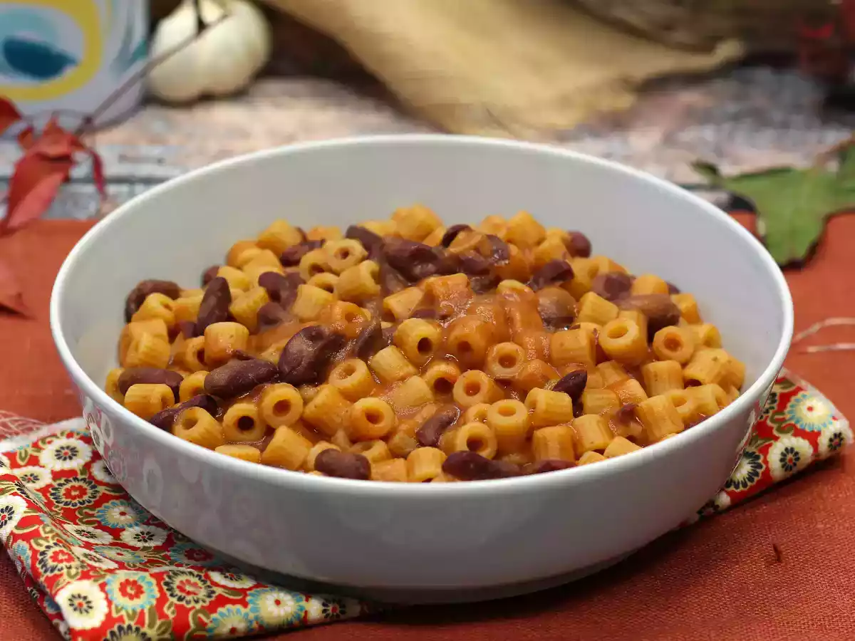 Pasta e fagioli, het snelle en romige recept
