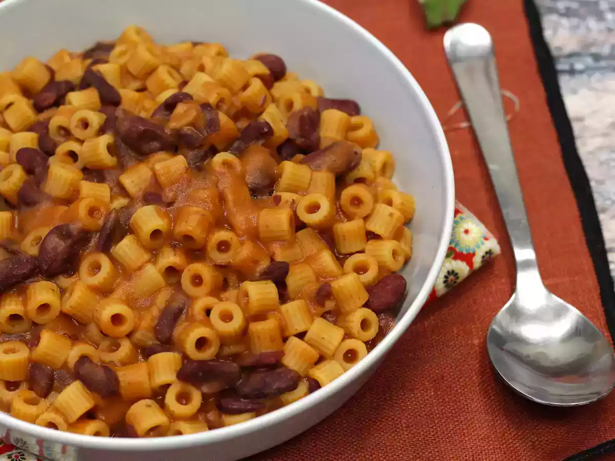 Pasta e fagioli, het snelle en romige recept - foto 2