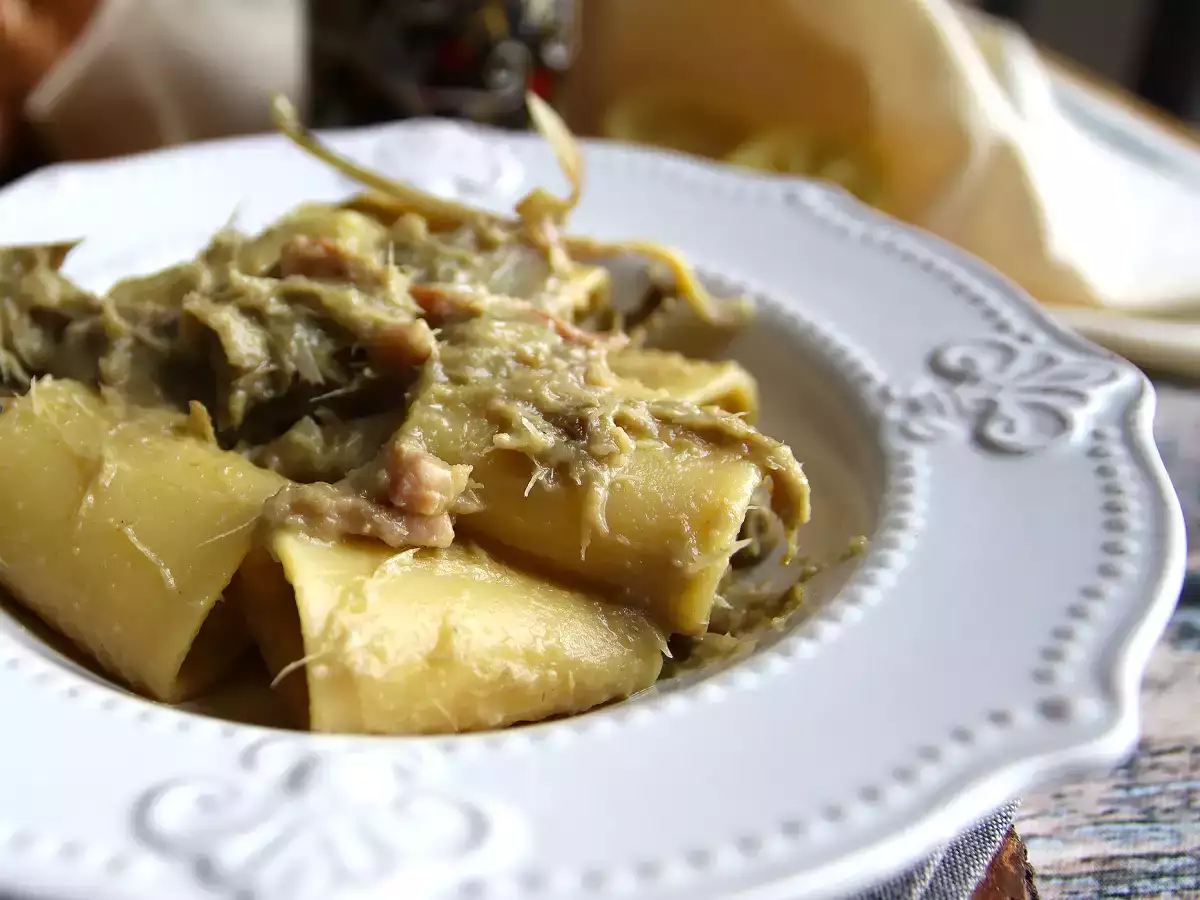 Pasta met artisjokken en pancetta: een smaakvol en eenvoudig pastagerecht - foto 4