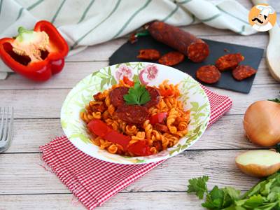 Pasta met chorizo - foto 3