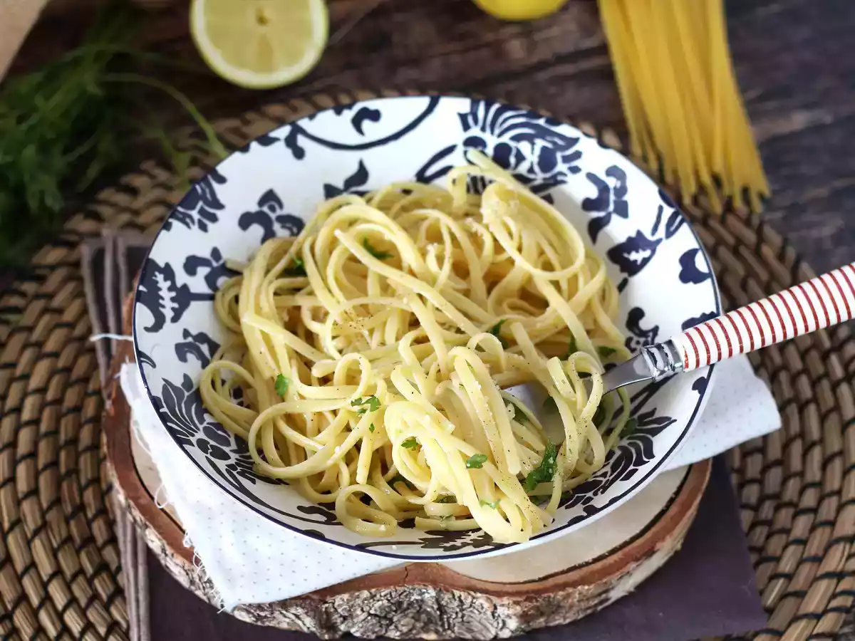Pasta met citroen - Pasta al limone (je toekomstige favoriet!) - foto 4