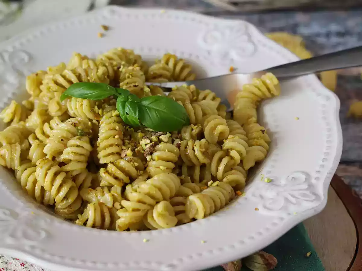 Pasta met pistachepesto, een lekker en makkelijk recept - foto 2