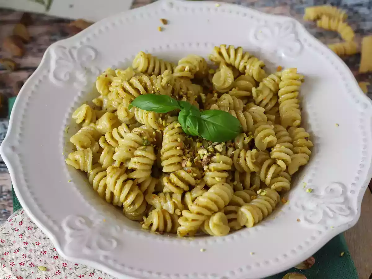 Pasta met pistachepesto, een lekker en makkelijk recept - foto 3