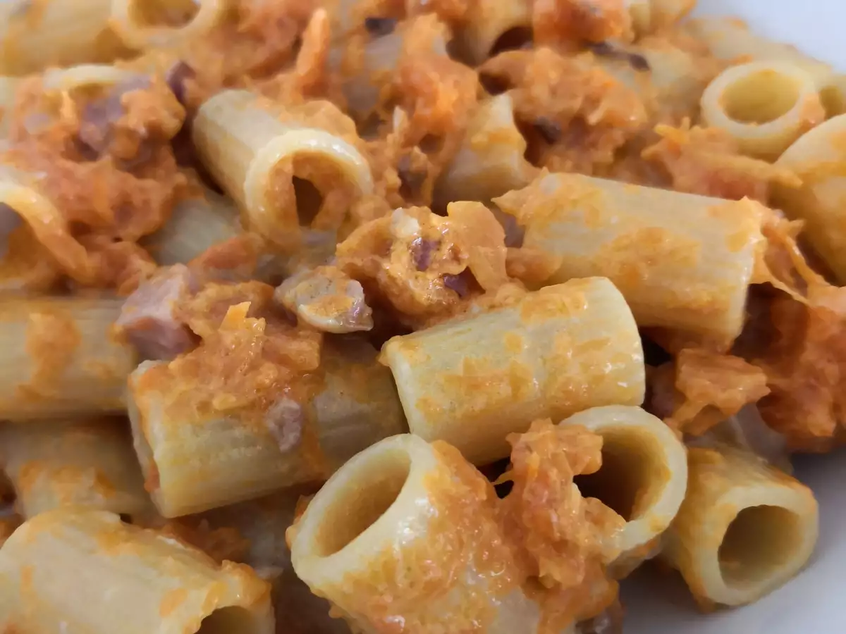 Pasta met pompoen en pancetta - foto 2