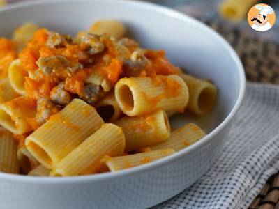 Pasta met pompoen en worst - foto 3