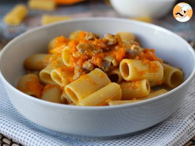 Pasta met pompoen en worst - foto 7