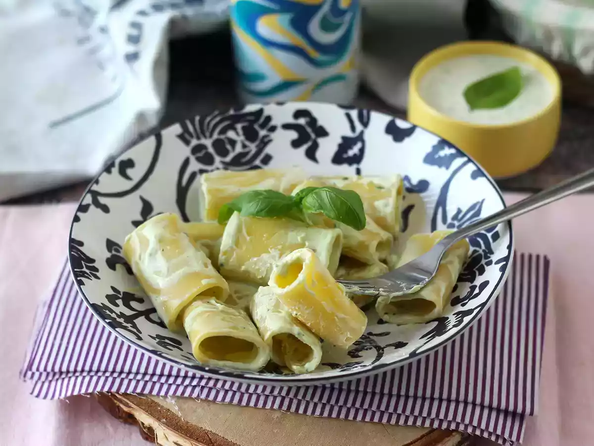 Pasta met ricotta en basilicum - foto 2