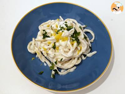 Pasta met ricotta en citroen, een delicaat voorgerecht dat heel gemakkelijk te bereiden is! - foto 4