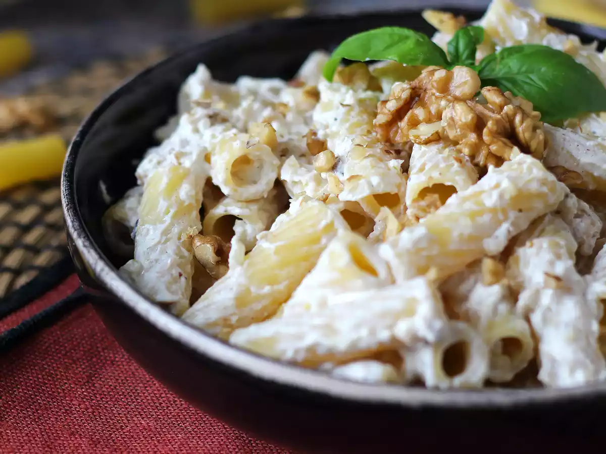 Pasta met ricotta en walnoten: romig en knapperig - foto 3
