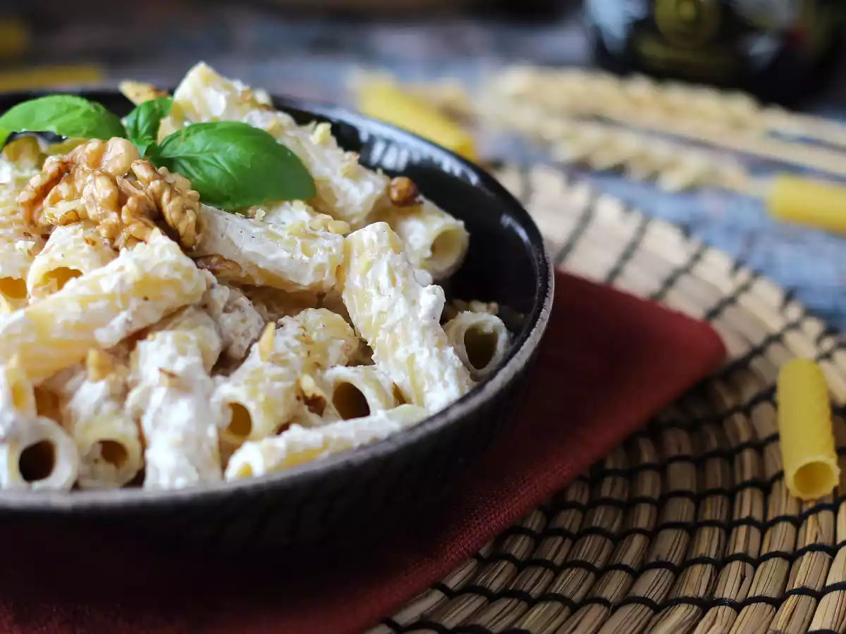 Pasta met ricotta en walnoten: romig en knapperig - foto 5