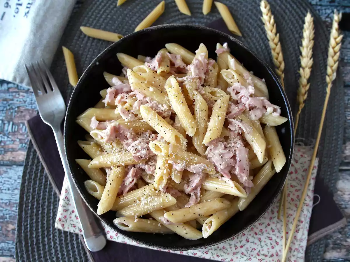 Pasta met room en ham: romig, snel en onweerstaanbaar! - foto 3