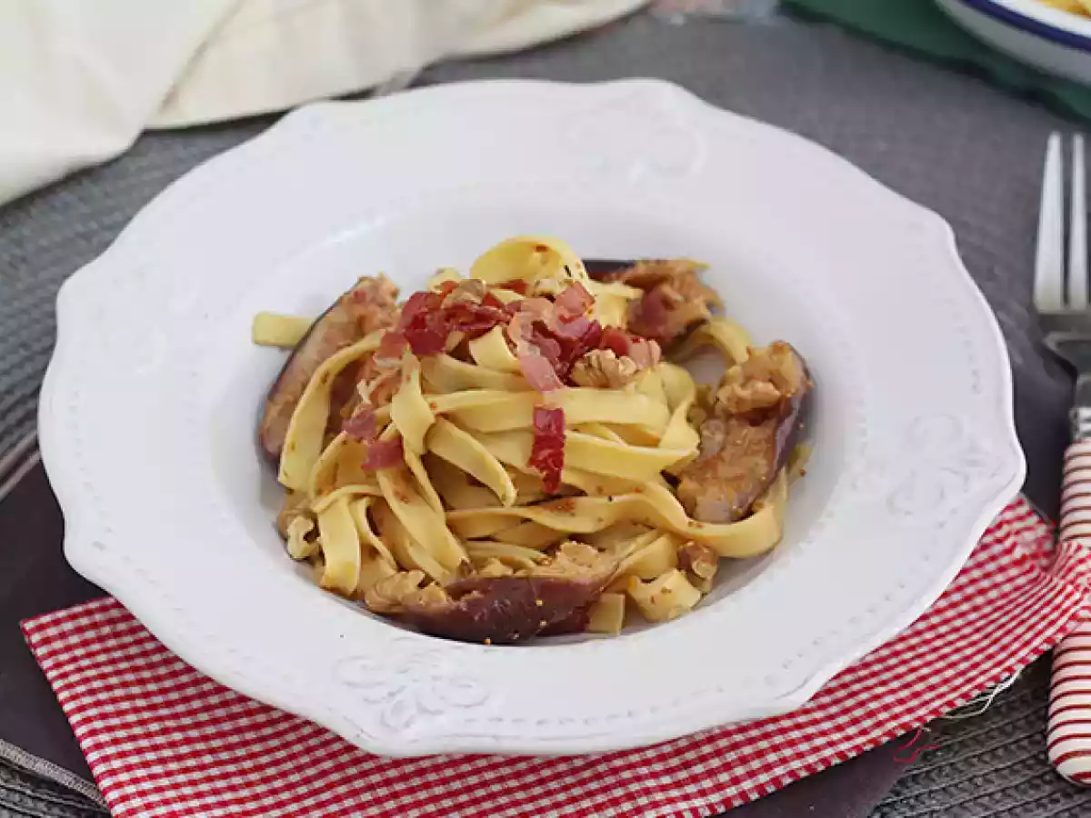 Pasta met vijgen en pancetta - foto 3