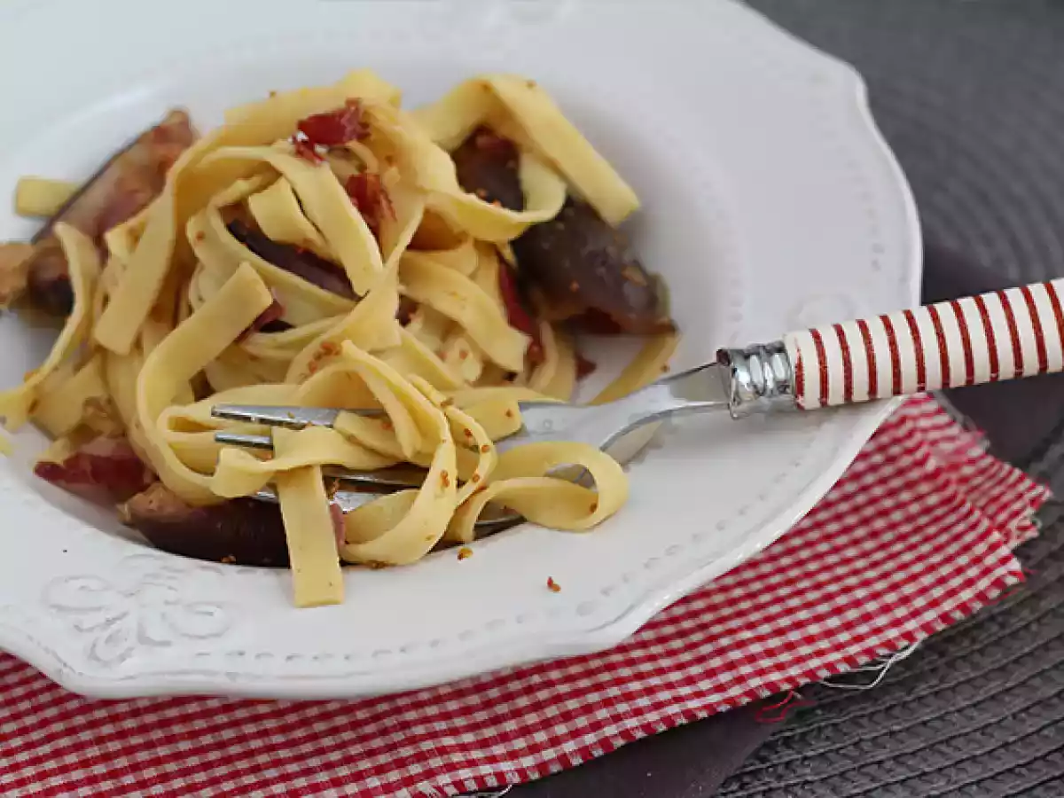 Pasta met vijgen en pancetta - foto 4