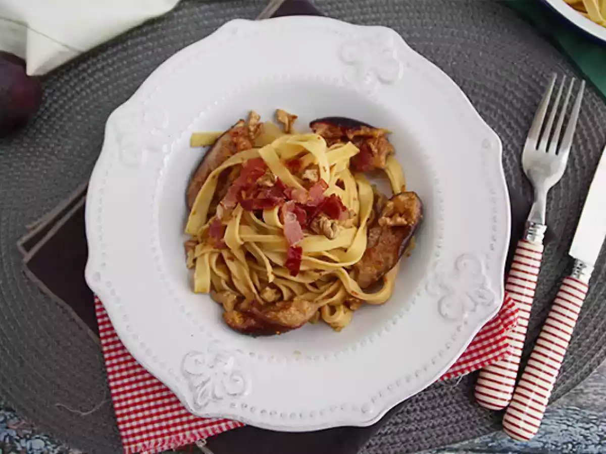 Pasta met vijgen en pancetta - foto 5