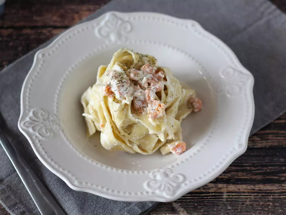 Pasta met zalm en ricotta: het romige recept dat iedereen wil proberen - foto 3