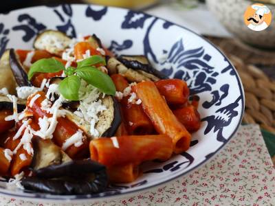 Pasta Siciliana met aubergine, de makkelijke en lichte versie - Pasta alla Norma - foto 2