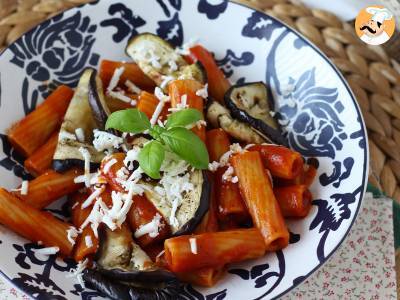 Pasta Siciliana met aubergine, de makkelijke en lichte versie - Pasta alla Norma - foto 7