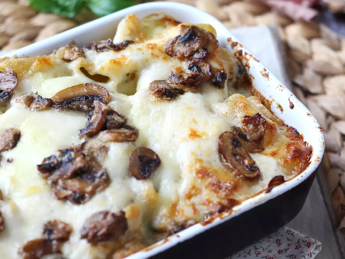 Pasta uit de oven met champignons: het perfecte romige en smeuïge recept voor de herfst - foto 2