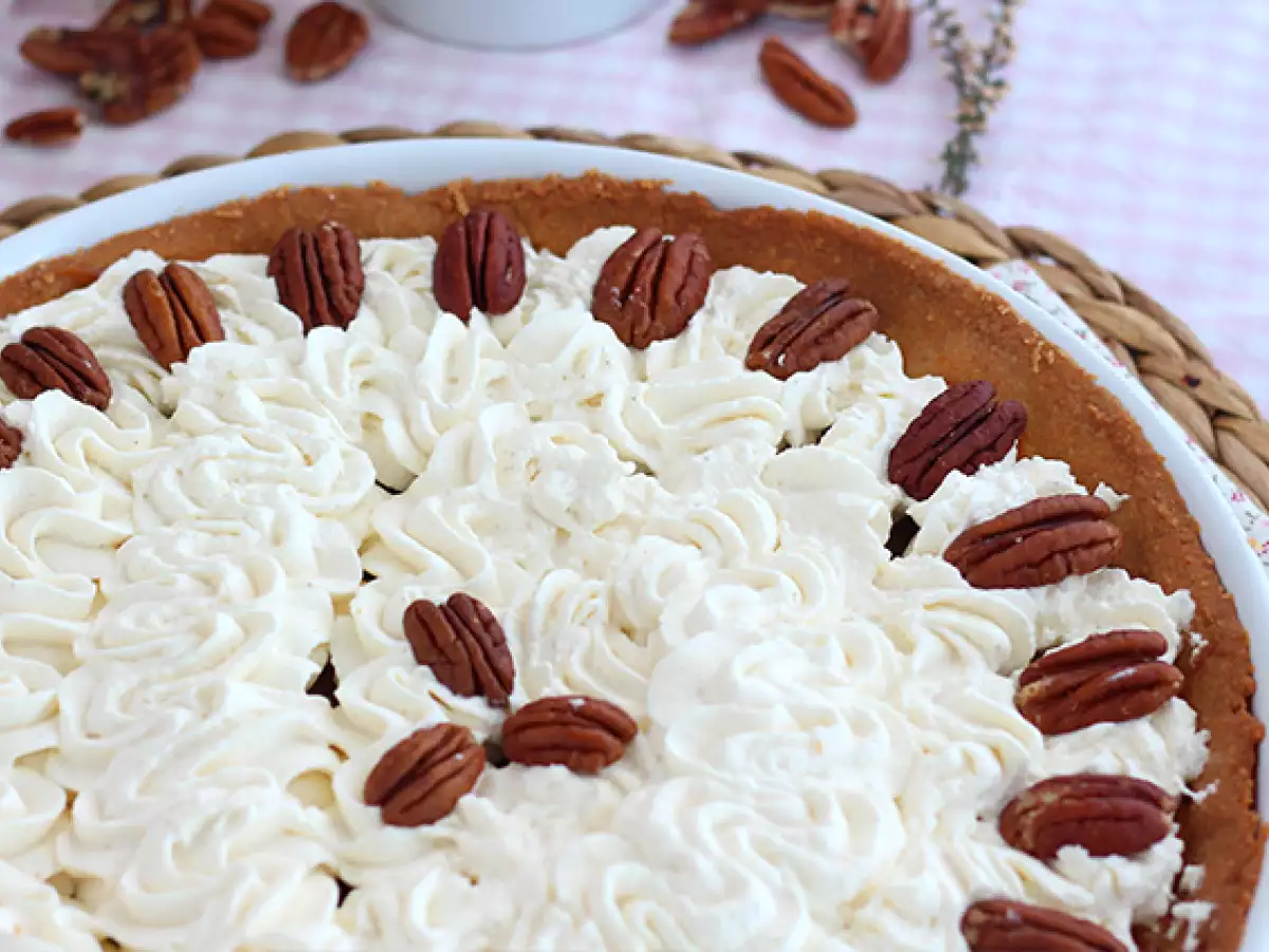 Pecannotentaart met vanille en gezouten karamel - foto 4