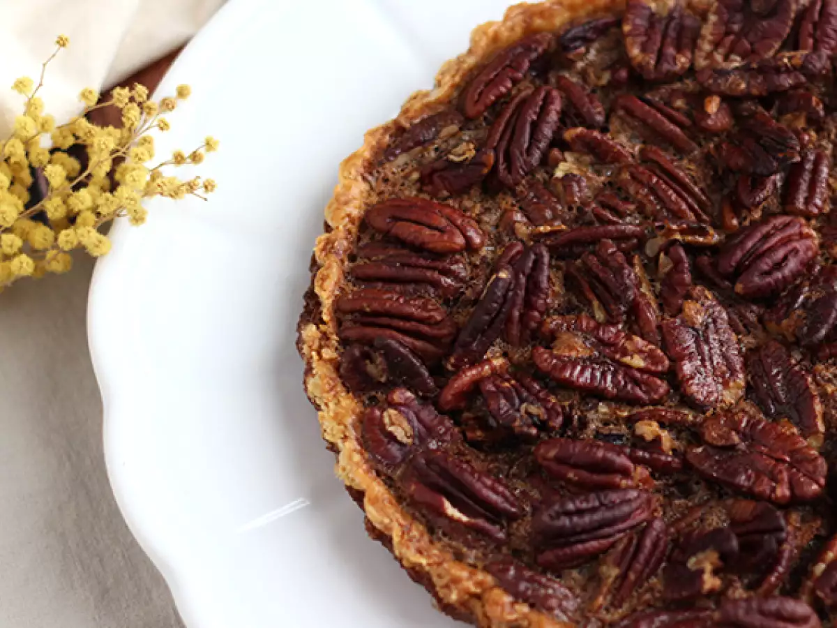 Pecannotentaart (pecan pie) - foto 2