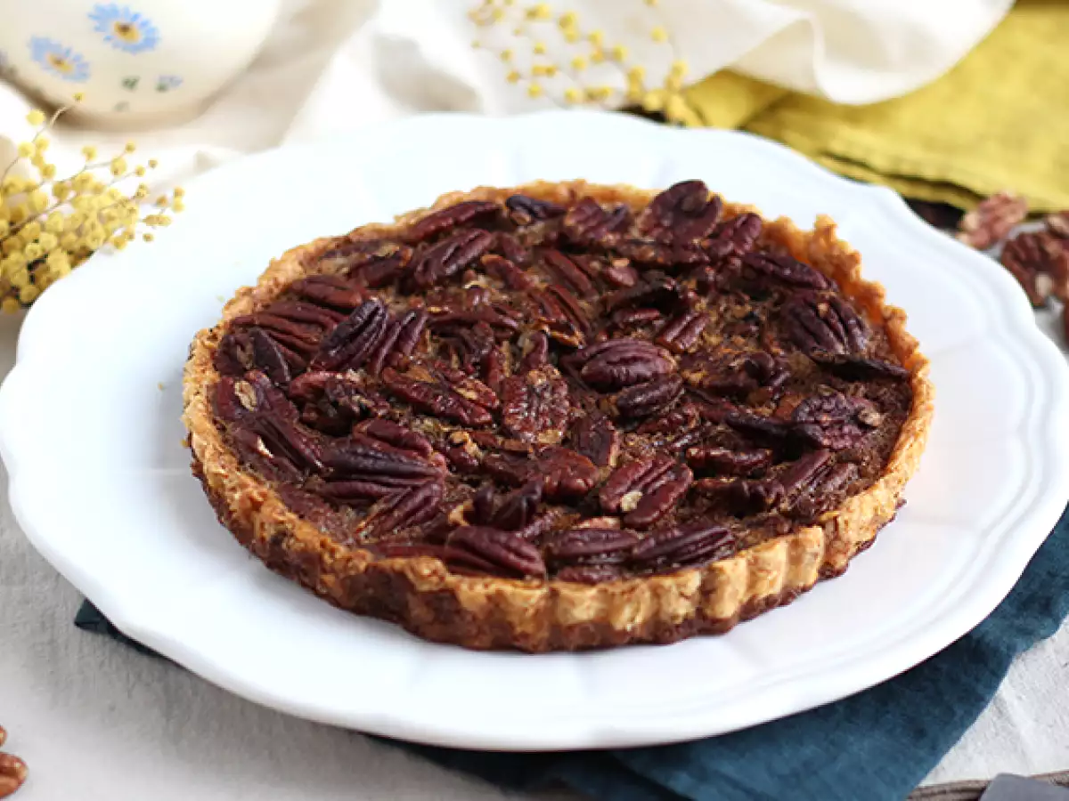 Pecannotentaart (pecan pie) - foto 4