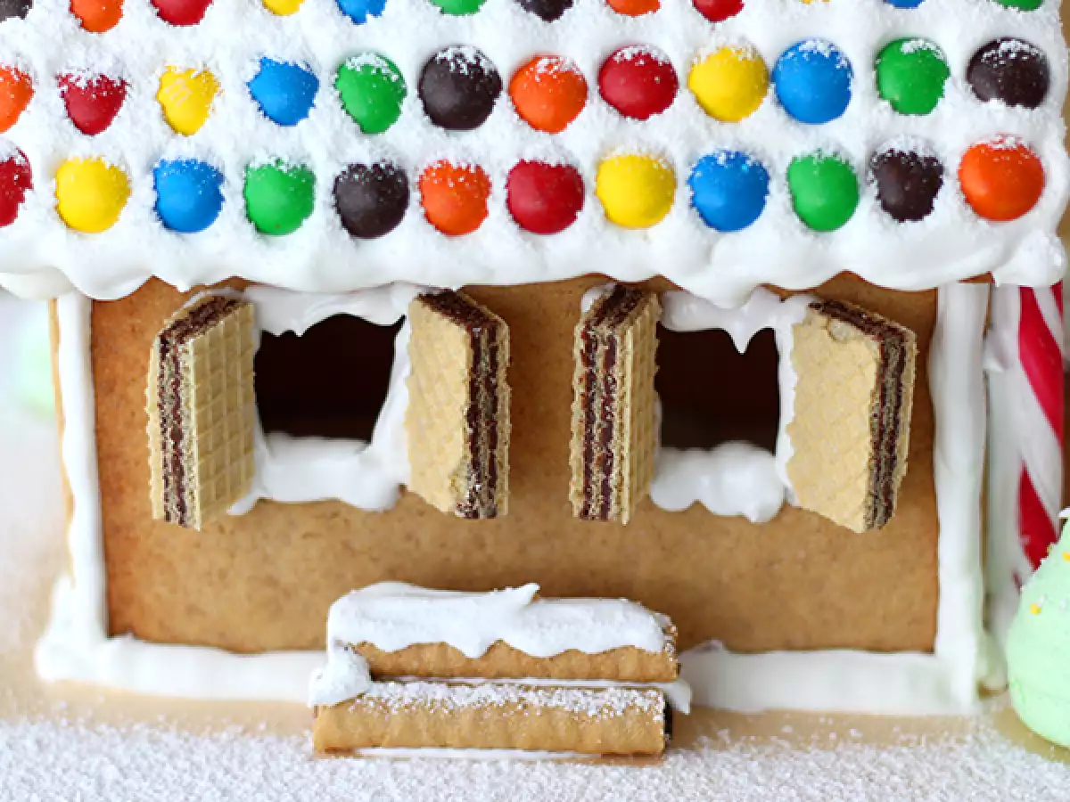 Peperkoekenhuisje voor Kerstmis - foto 4